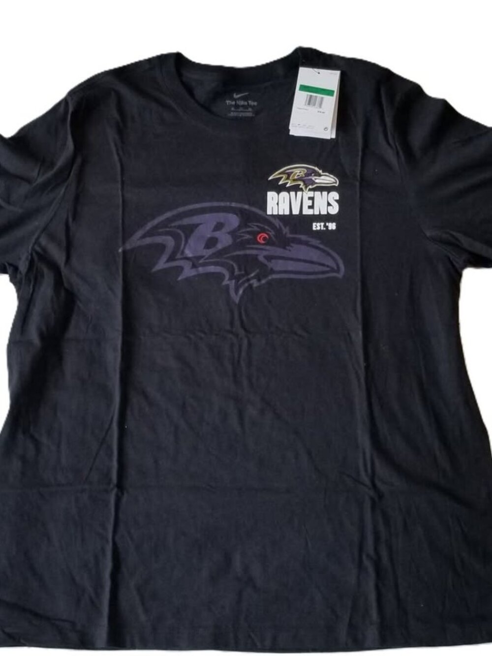Nike Men's Baltimore Ravens Essential Cotton Graphic Logo T-Shirt